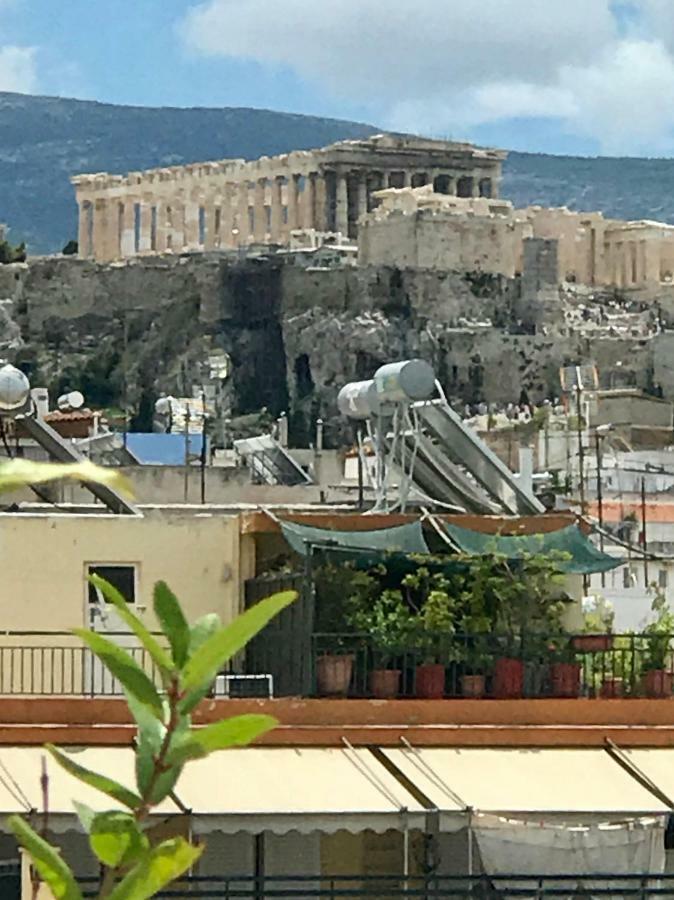 Stylish Penthouse With Acropolis And 360 View Apartment Athens Luaran gambar