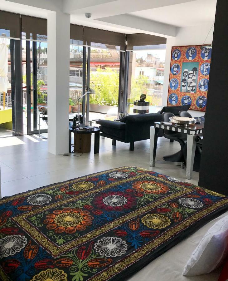Stylish Penthouse With Acropolis And 360 View Apartment Athens Luaran gambar